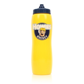 HOWIES - żółty bidon hokejowy z krótkim dziubkiem 1l